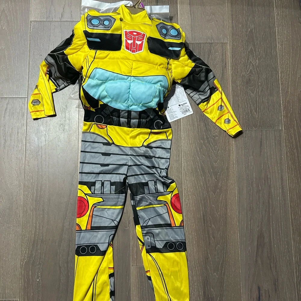 Disguise Transformers Bumblebee child costume. NWT small 4-6 - Picture 2 of 4